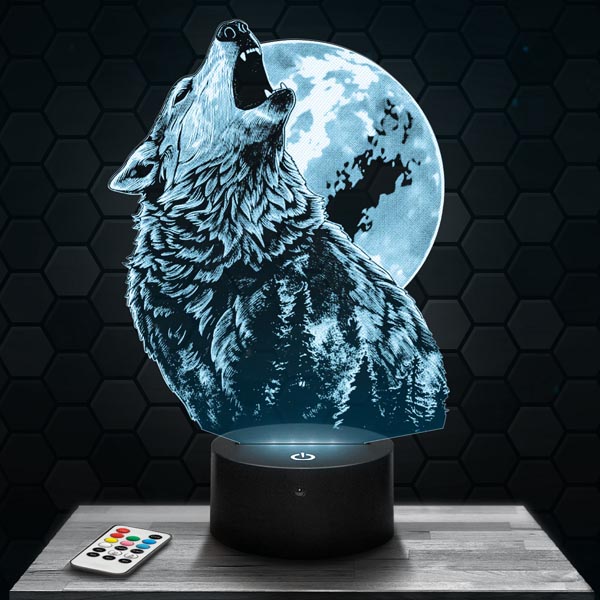 Wolf Moon
  3D LED Lamp