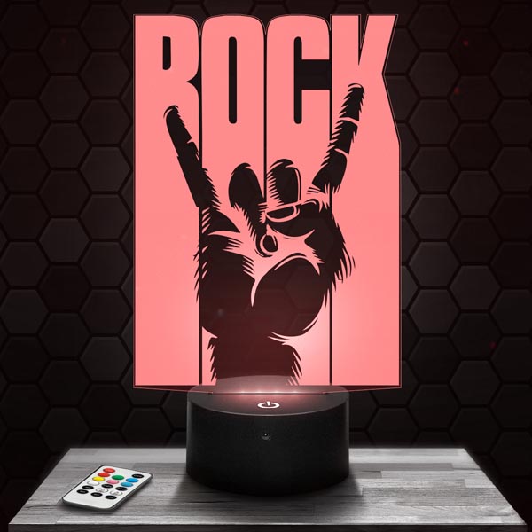 Rock’n’Roll
  Hand 3D LED Lamp
