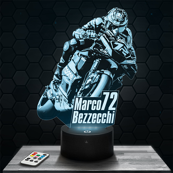 Marco
  Bezzecchi 3D LED Lamp