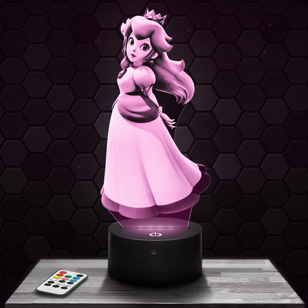 Mario –
  Peach 3D LED lamp
