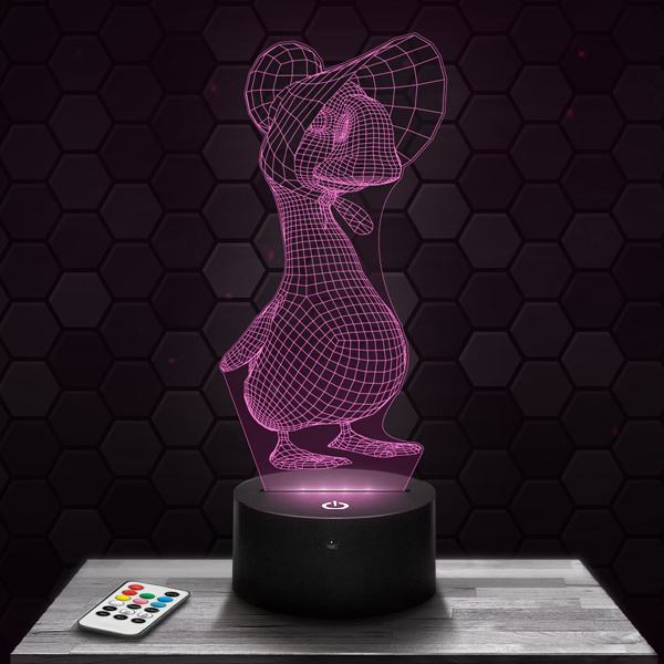 Miss Duck
  3D LED lamp