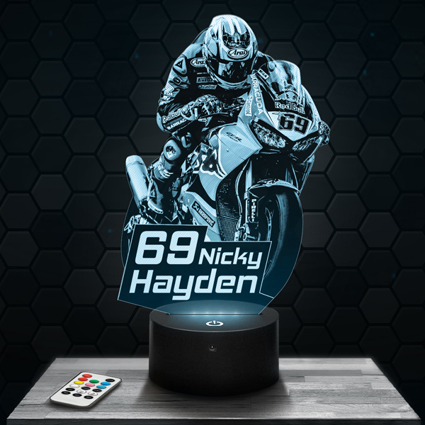 Nicky
  Hayden 3D LED lamp