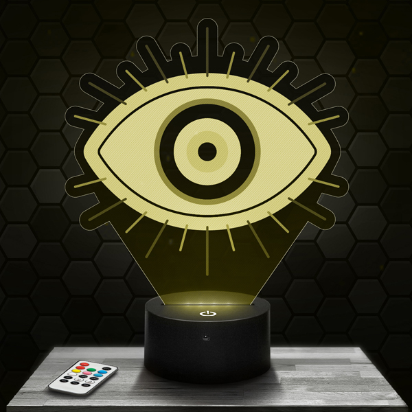 Greek Eye
  Good Luck Charm 3D LED lamp