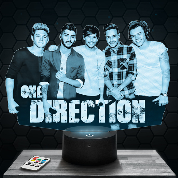 One
  Direction 3D LED lamp