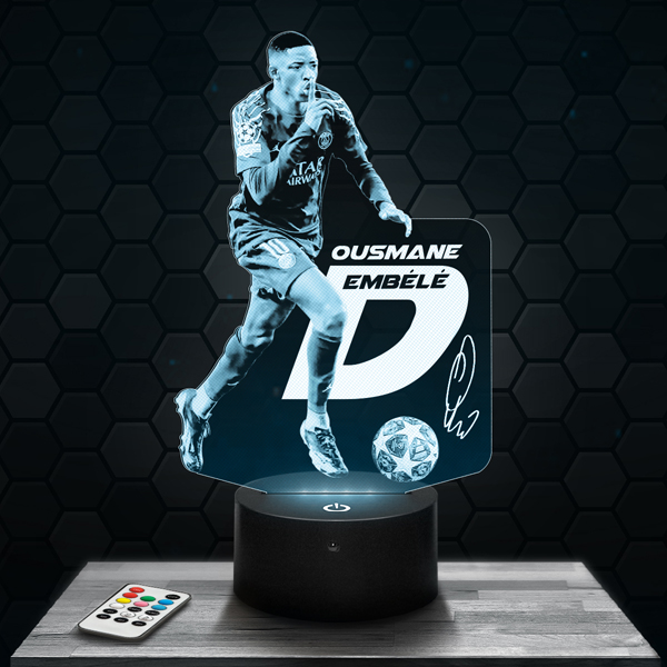 Ousmane
  Dembélé PSG 3D LED lamp