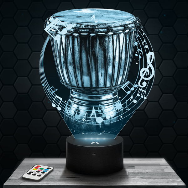 Djembe
  Percussion 3D LED lamp
