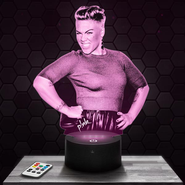 Pink 3D
  LED Lamp
