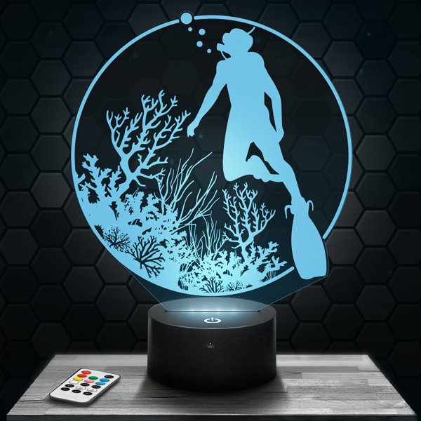 Diving 3D
  LED lamp