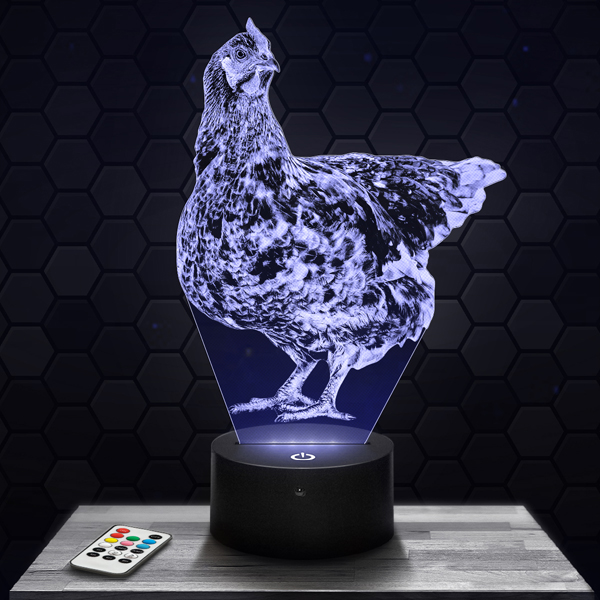 Hen 3D LED
  lamp