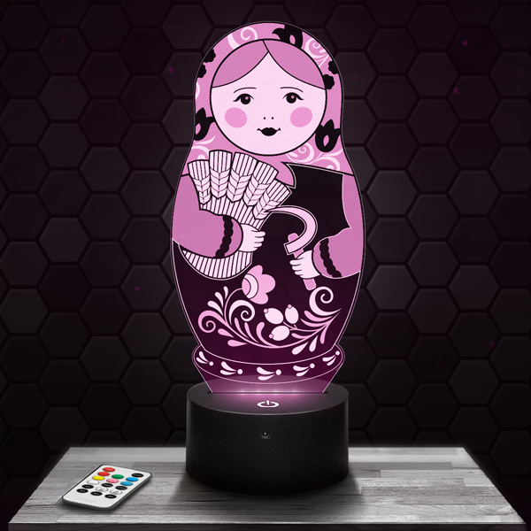 Russian
  Doll 3D LED lamp