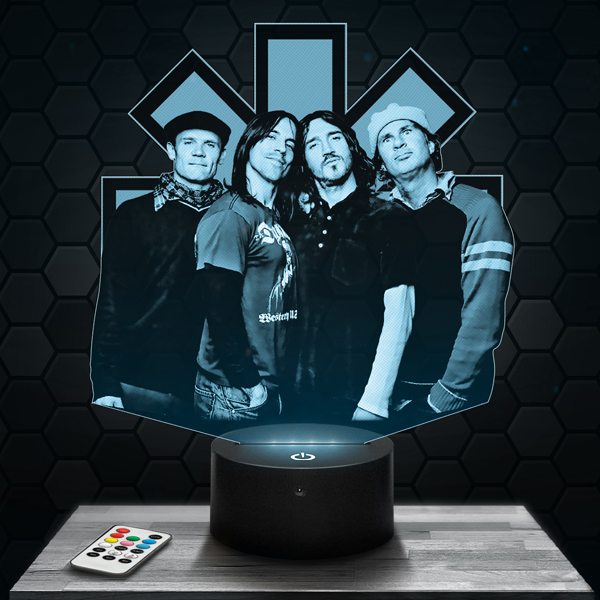Red Hot
  Chili Peppers 3D LED lamp