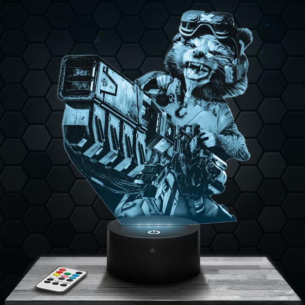 Guardians
  of the Galaxy – Rocket Raccoon 3D LED Lamp