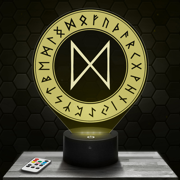 Dagaz Rune
  3D LED lamp