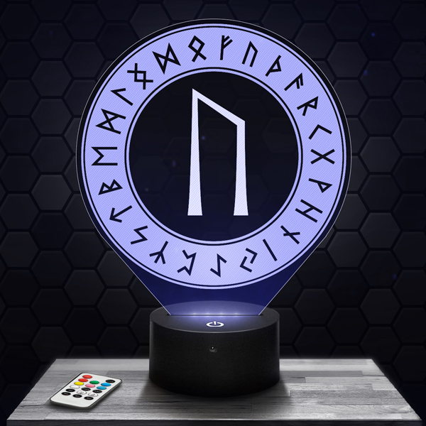 Uruz Rune
  3D LED lamp
