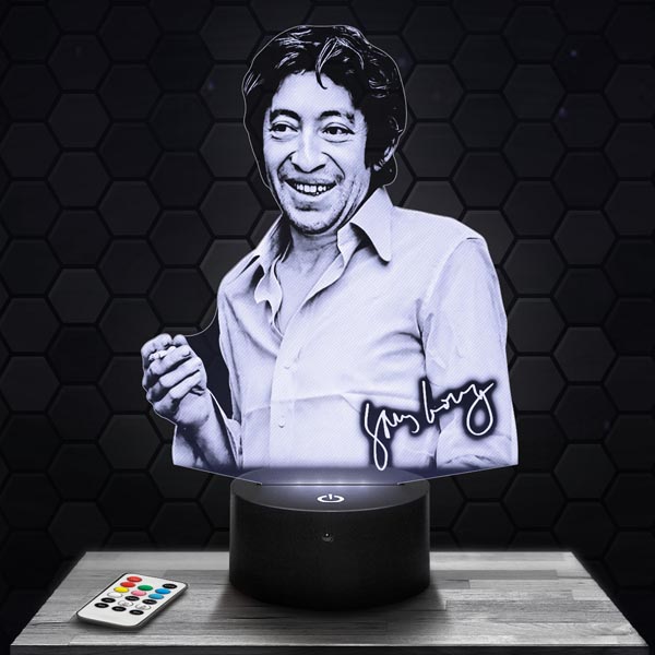 Serge
  Gainsbourg 3D LED Lamp