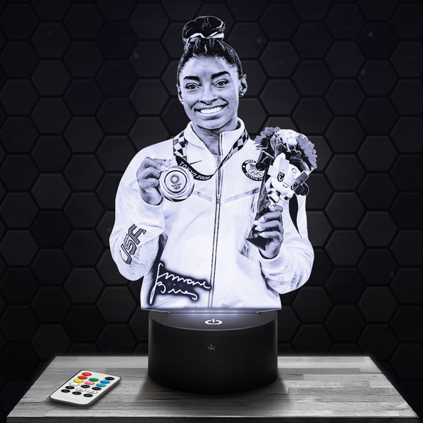 Simone
  Biles 3D LED lamp
