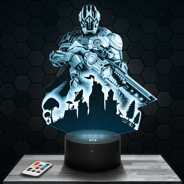 Skin The
  Foundation – Fortnite 3D LED lamp