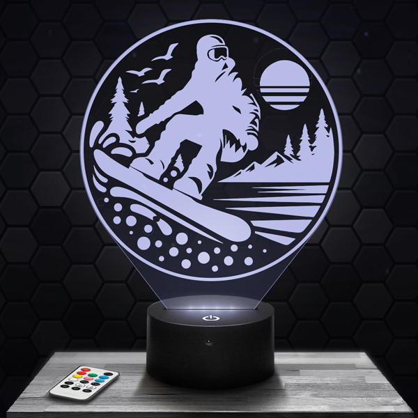 Snowboard
  3D LED lamp