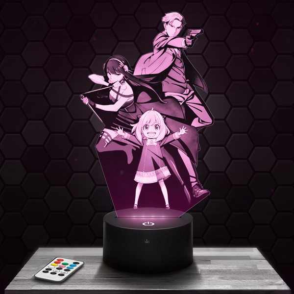 Spy X
  Family 3D LED lamp