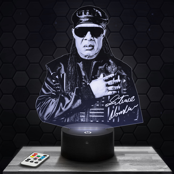 Stevie
  Wonder 3D LED lamp