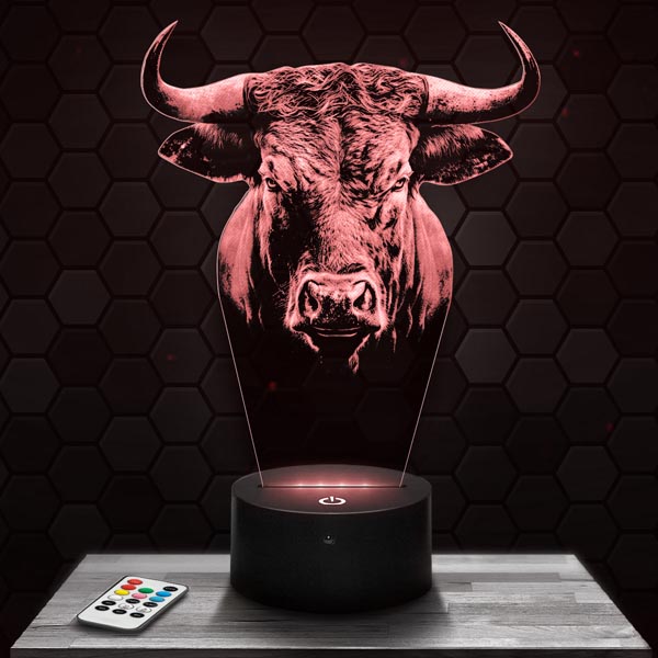 Bull Head
  3D LED Lamp
