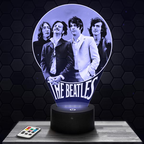 The
  Beatles 3D LED Lamp