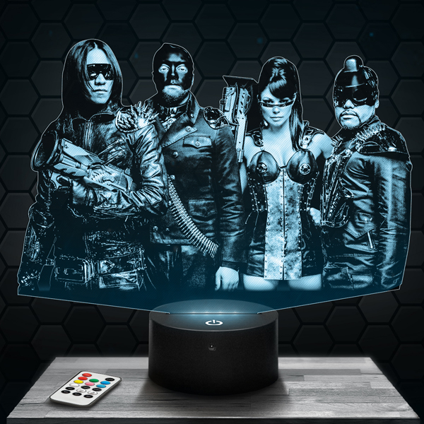The Black
  Eyed Peas 3D LED lamp