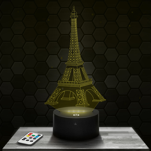 Eiffel
  Tower 3D LED lamp