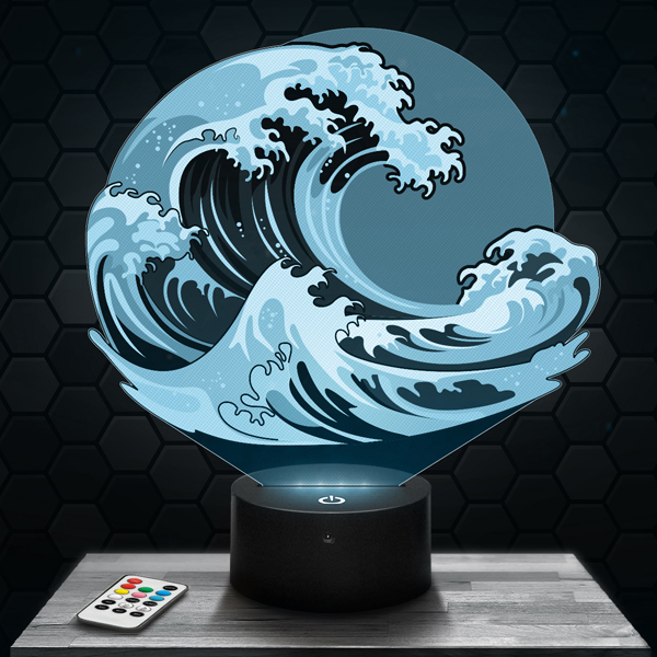 Japanese
  Wave 3D LED lamp