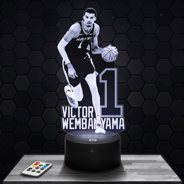 Victor
  Wembanyama Spurs 3D LED lamp