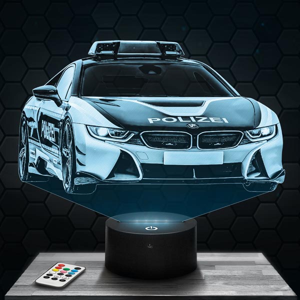 German
  Police Car 3D LED Lamp