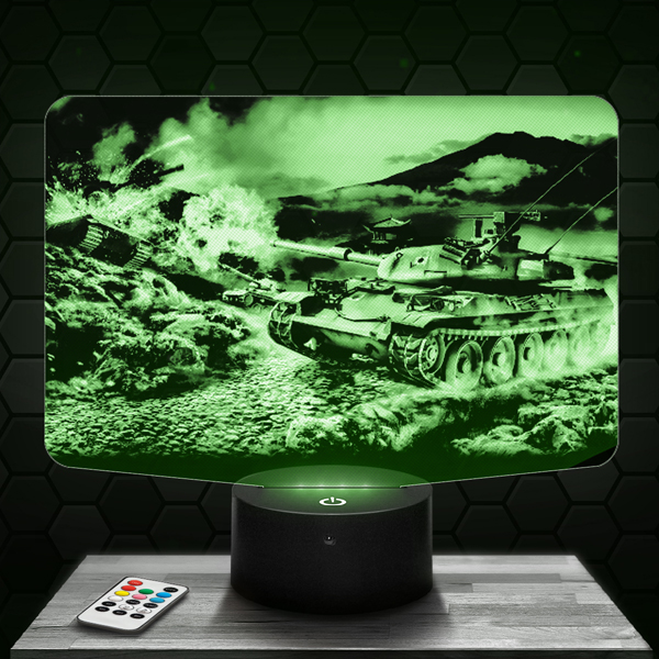World Of
  Tanks 3D LED lamp