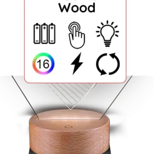 socle lampe tactile