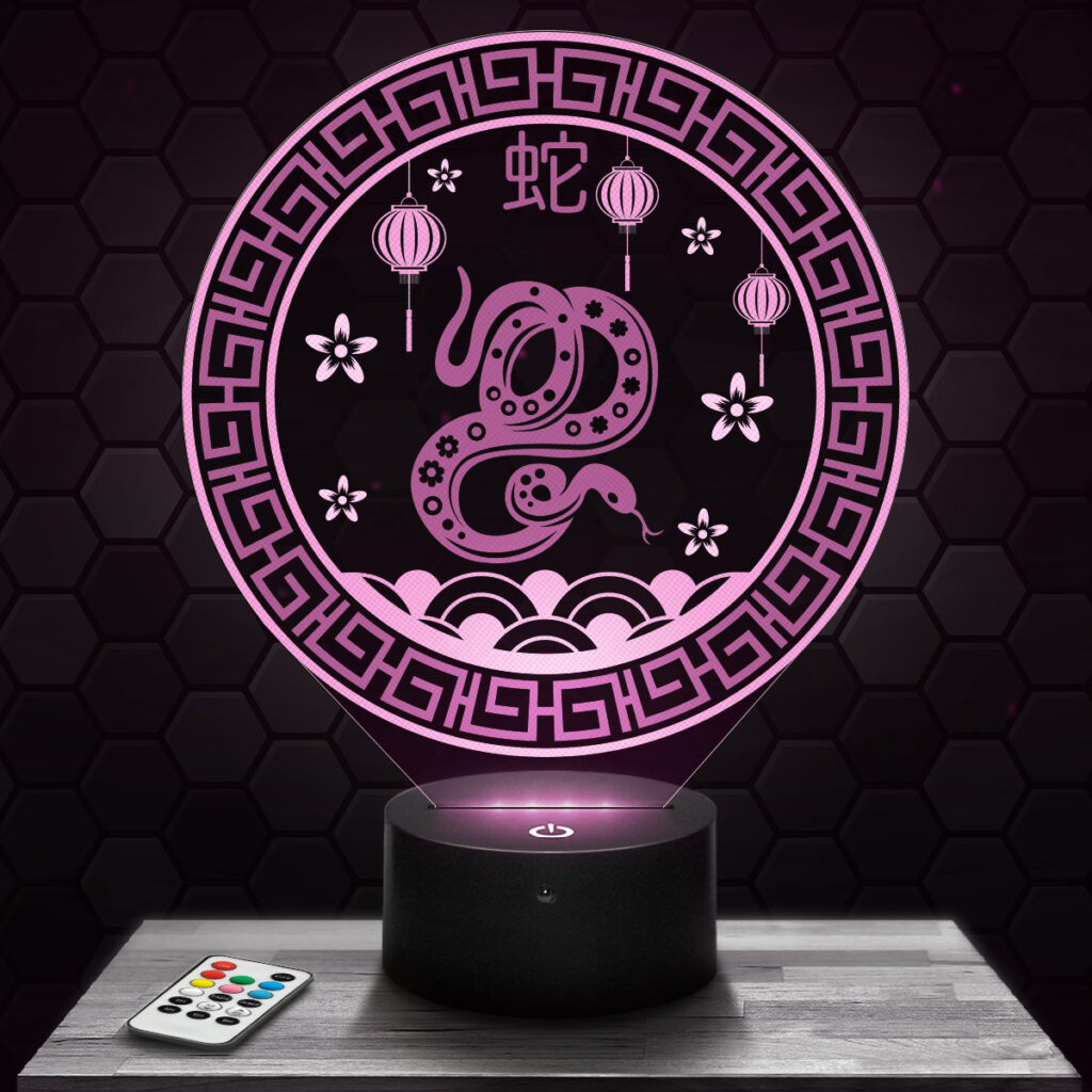 Chinese
  Zodiac Sign Snake 3D Led Lamp 